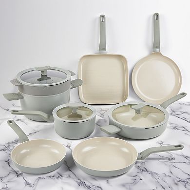 BergHOFF Leo Balance 11-pc. Nonstick Aluminum Cookware Set with Glass Lids