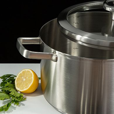 BergHOFF Leo Graphite 3 pc Stainless Steel Steamer Set