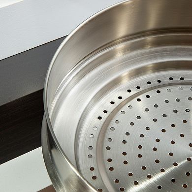 BergHOFF Leo Graphite 3 pc Stainless Steel Steamer Set