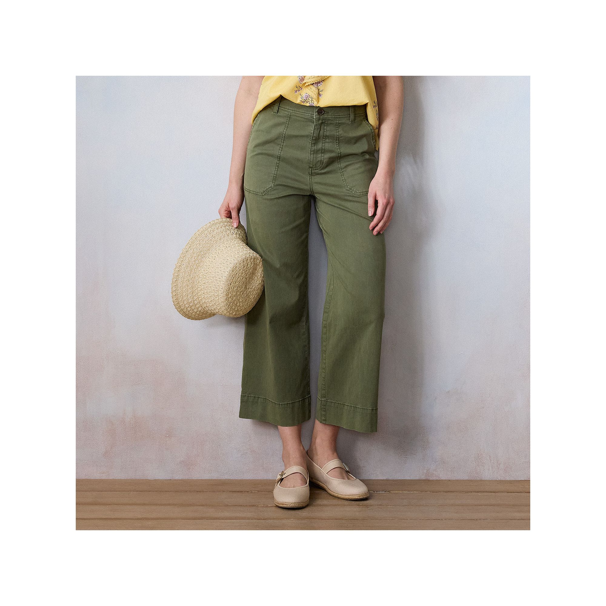 Womens LC Lauren Conrad Wildflower Utility Wide Leg Pants, Size: 0, Addiso
