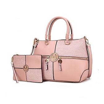 Mkf Collection Maji Women’s Satchel Bag With Wristlet By Mia K