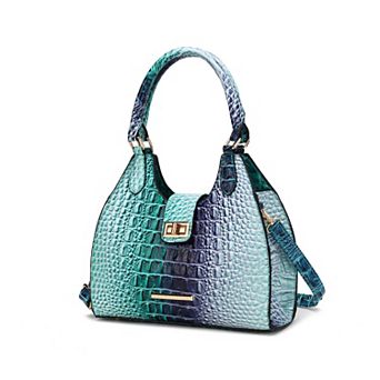 MKF Collection Ava Gradient Faux Crocodile-embossed Women’s Tote Bag by Mia K