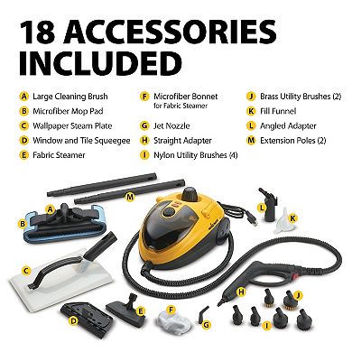 915e On-demand Steamer with 18 Accessories