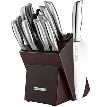 Zulay Kitchen 12 pc Ultra Sharp Kitchen Knife Set With Block And Sharpener