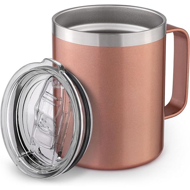 Insulated Coffee Mug with Lid | Zulay Kitchen Rose Gold
