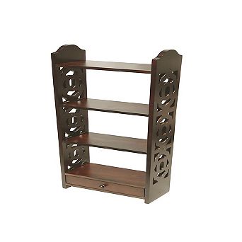 Mahogany Carnation Wall Rack