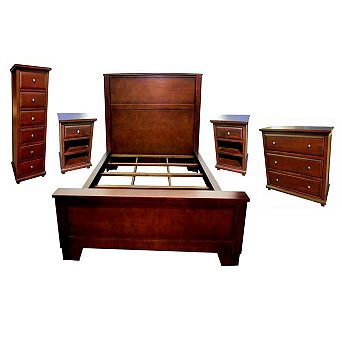 Java Queen Bedroom Set of 5 pc