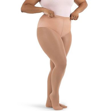 Capezio Ultra Hold Plus Size Footed Tight