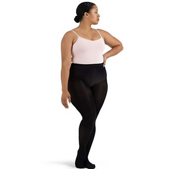 Capezio Ultra Hold Plus Size Footed Tight - Adult