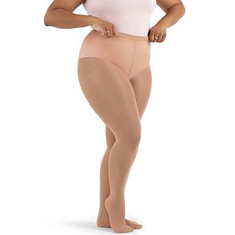 Capezio Ultra Hold Plus Size Footed Tight - Adult
