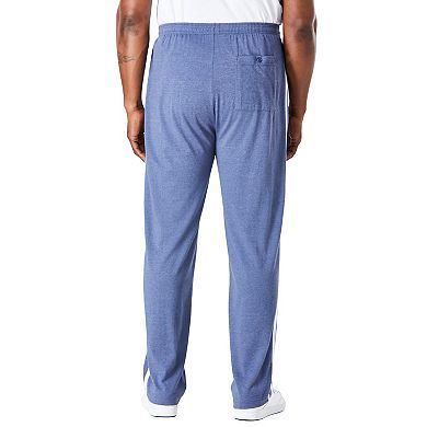 KingSize Men's Big & Tall Lightweight Jersey Side-Striped Sweatpants