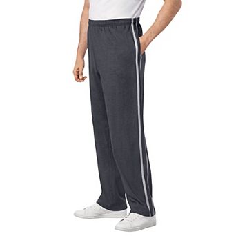 KingSize Men's Big & Tall Lightweight Jersey Side-Striped Sweatpants