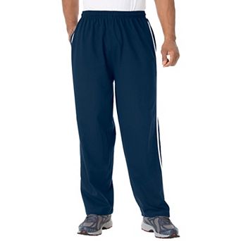 KingSize Men's Big & Tall Lightweight Jersey Side-Striped Sweatpants