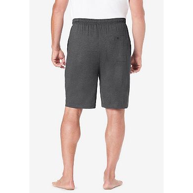 KingSize Men's Big & Tall Lightweight Jersey Shorts 3-Pack
