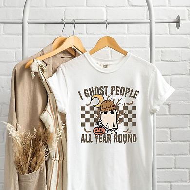 I Ghost People All Year Round Garment Dyed Tees