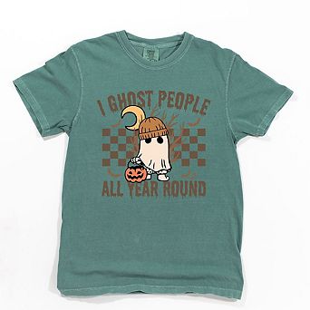 I Ghost People All Year Round Garment Dyed Tees
