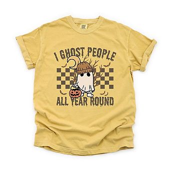 I Ghost People All Year Round Garment Dyed Tees