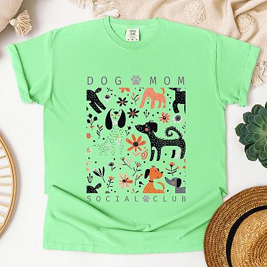 Simply Sage Market Dog Mom Social Club Garment Dyed Tee