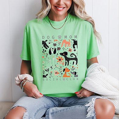 Simply Sage Market Dog Mom Social Club Garment Dyed Tee