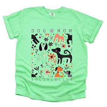 Simply Sage Market Dog Mom Social Club Garment Dyed Tee