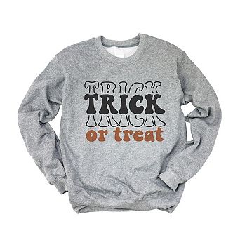 Simply Sage Market Trick Or Treat Stacked Sweatshirt