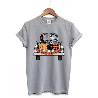 Simply Sage Market Trick Or Treat Truck Garment Dyed Tee