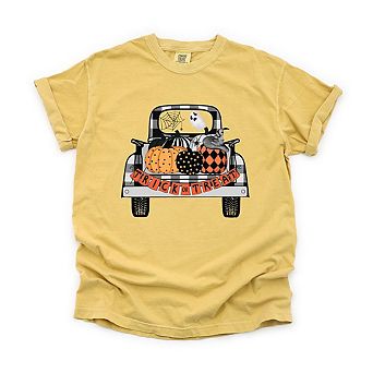 Simply Sage Market Trick Or Treat Truck Garment Dyed Tee