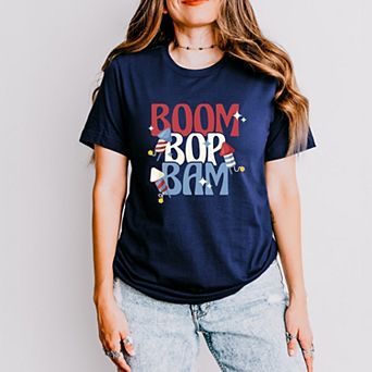 Simply Sage Market Boom Bop Bam Firework Garment Dyed Tee