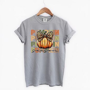 Coquette Pumpkin Season Garment Dyed Tees