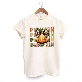 Coquette Pumpkin Season Garment Dyed Tees