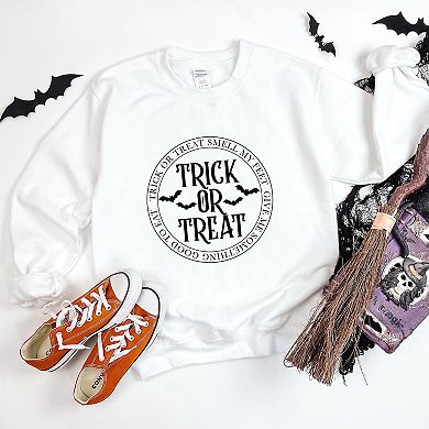 Simply Sage Market Trick Or Treat Circle Sweatshirt