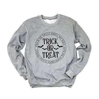Simply Sage Market Trick Or Treat Circle Sweatshirt
