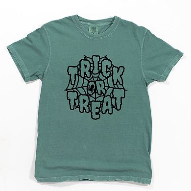 Simply Sage Market Trick Or Treat Web Garment Dyed Tee