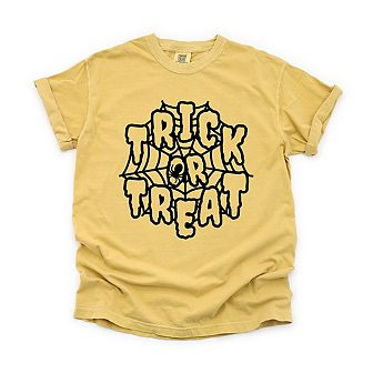 Simply Sage Market Trick Or Treat Web Garment Dyed Tee