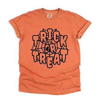 Simply Sage Market Trick Or Treat Web Garment Dyed Tee