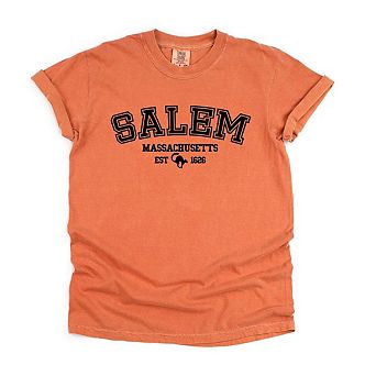 Salem Massachusetts Garment Dyed Tees