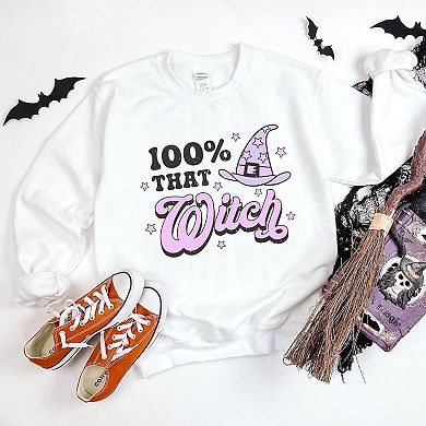 Purple 100% That Witch Sweatshirt