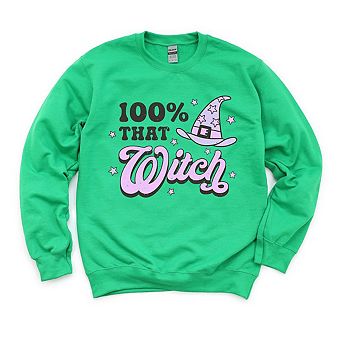 Purple 100% That Witch Sweatshirt