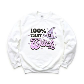 Purple 100% That Witch Sweatshirt