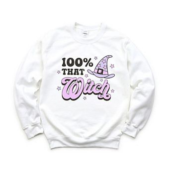 Purple 100% That Witch Sweatshirt