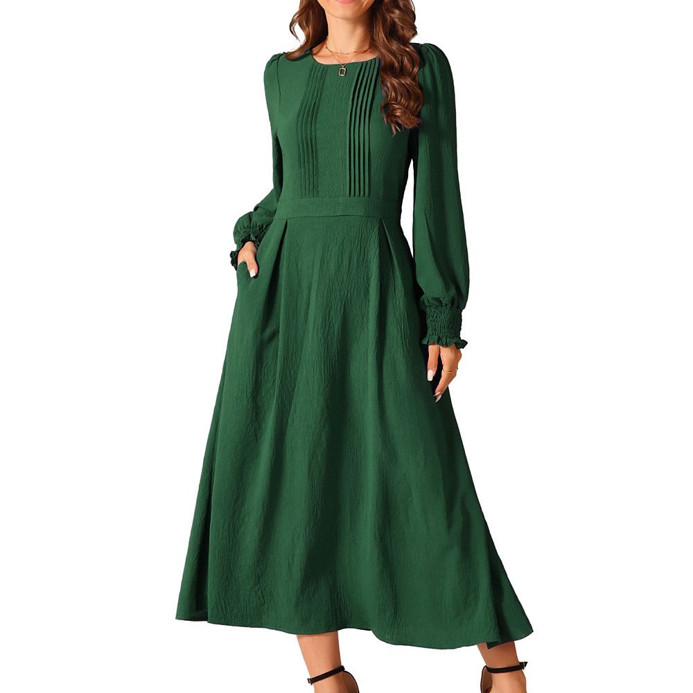 casual green long dress Cynthia Green Maxi Dress main image 1