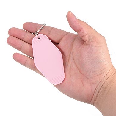 Vintage Motel Keychain, Blank Hotel Keychains Key Tag