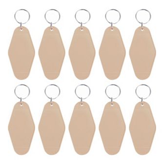 Vintage Motel Keychain, Blank Hotel Keychains Key Tag