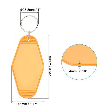 Vintage Motel Keychain, Blank Hotel Keychains Key Tag