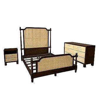 Standard Elegant Can Queen Bedroom Set w/ Dresser