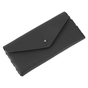 Triangular Head Button Eyeglasses Case Simple Portable Eyeglasses Storage