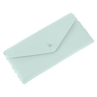 Triangular Head Button Eyeglasses Case Simple Portable Eyeglasses Storage