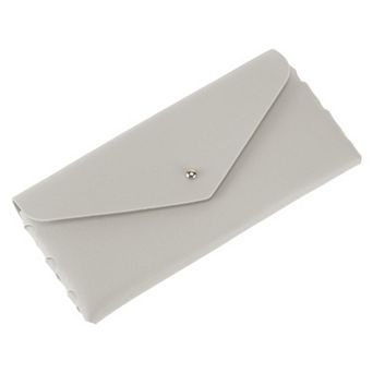 Triangular Head Button Eyeglasses Case Simple Portable Eyeglasses Storage