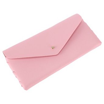 Triangular Head Button Eyeglasses Case Simple Portable Eyeglasses Storage