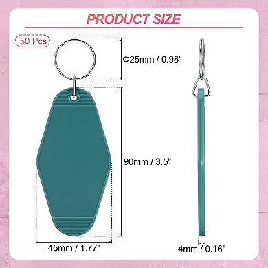 Vintage Motel Keychain, Retro Key Tag For Diy Crafts Backpack Luggage Labels Tags